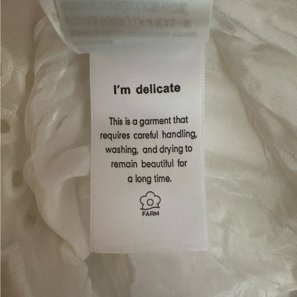 NWT FARM Rio White Ruffled Mini Dress - Picture 13 of 14